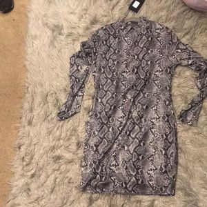 Fashion Nova snake dress
